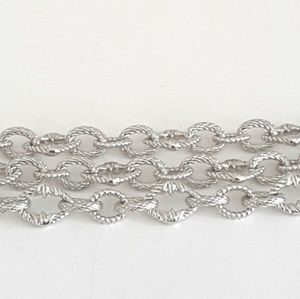 Judith Ripka Triple Chain Link Bracelet